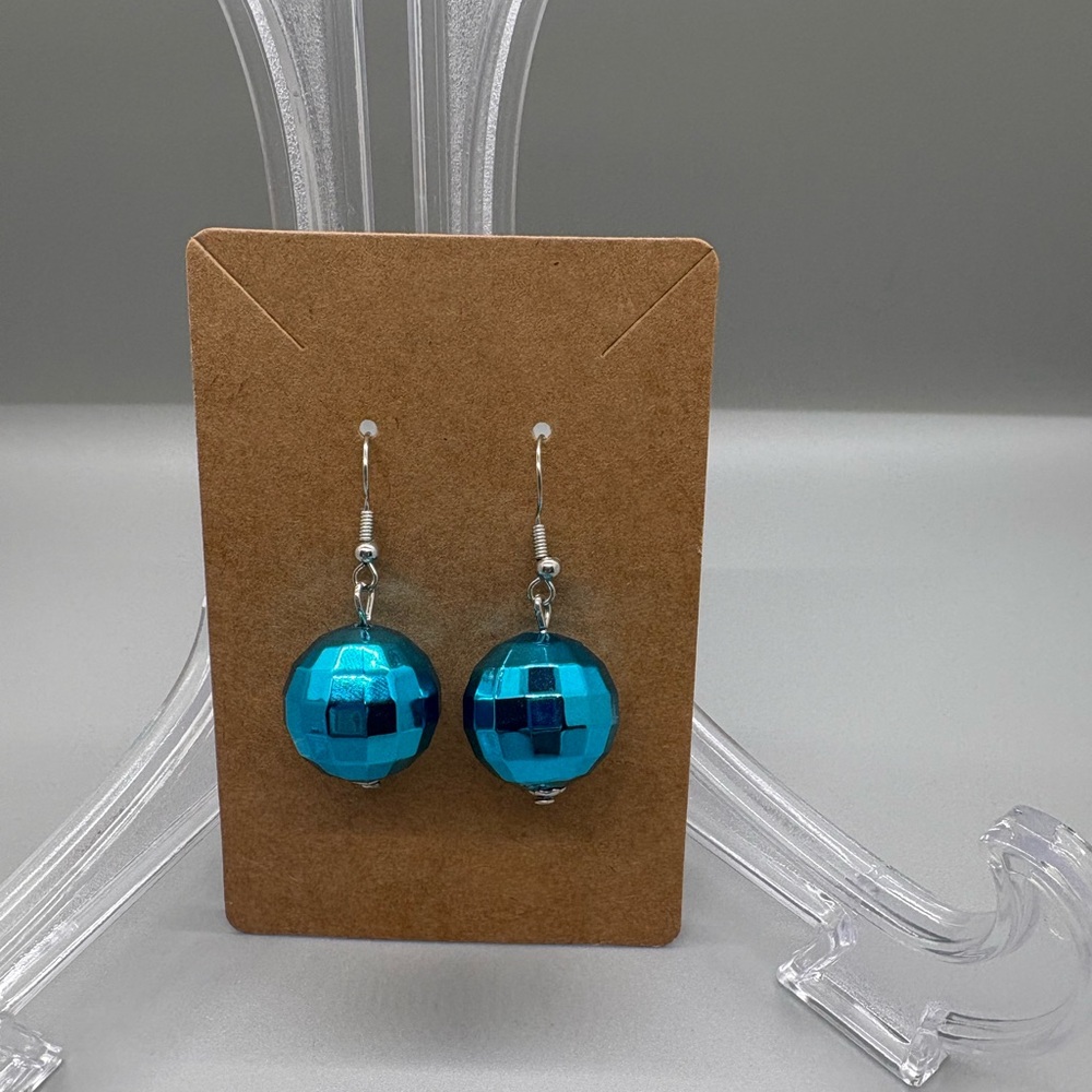 Hand Crafted Disco Ball Earrings